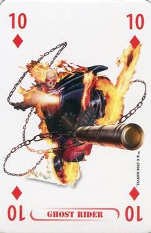 2008 Panini Marvel Jeu de Cartes (France) #10♦ Ghost Rider Front