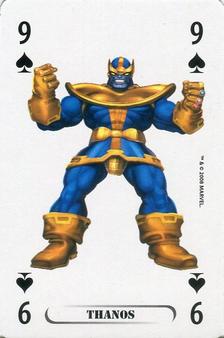 2008 Panini Marvel Jeu de Cartes (France) #9♠ Thanos Front