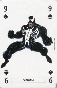 2005 Panini Marvel Heroes Playing Cards Red Backs #9♠ Venom Front