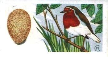 1960 Harden Doctor Ceylon Tea British Birds and Their Eggs #8 Robin Front
