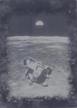 2023 Upper Deck Cosmic - Base - Printing Plates Black Achievement #26 Apollo 11 Front