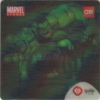 2005 Galp Marvel Heroes Axtion Flix (Portugal) #08 Hulk Front