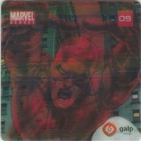 2005 Galp Marvel Heroes Axtion Flix (Portugal) #09 Demolidor Front