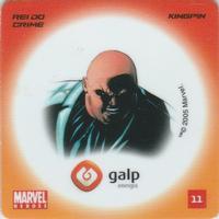 2005 Galp Marvel Heroes Axtion Flix (Portugal) #11 Rei do Crime Back
