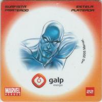 2005 Galp Marvel Heroes Axtion Flix (Portugal) #22 Surfista Prateado Back