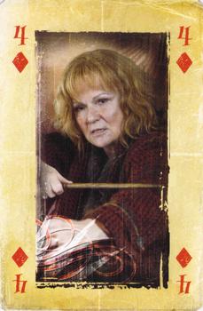 2014 Waddingtons World of Harry Potter Playing Cards #4♦ Molly Weasley Front