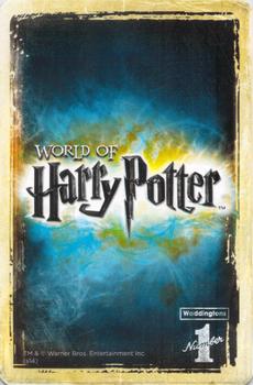 2014 Waddingtons World of Harry Potter Playing Cards #6♦ Kingsley Shacklebolt Back