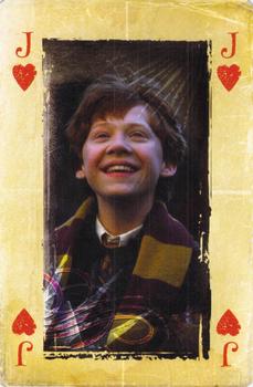 2014 Waddingtons World of Harry Potter Playing Cards #J♥ Ron Weasley Front