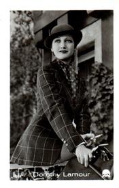 1933-43 Ross Verlag Mäppchenbilder - Dorothy Lamour #NNO Dorothy Lamour Front