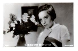 1933-43 Ross Verlag Mäppchenbilder - Elisabeth Bergner #NNO Elisabeth Bergner Front