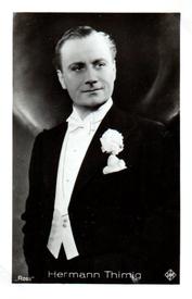 1933-43 Ross Verlag Mäppchenbilder - Hermann Thimig #NNO Hermann Thimig Front
