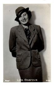 1933-43 Ross Verlag Mäppchenbilder - Lida Baarova #NNO Lida Baarova Front