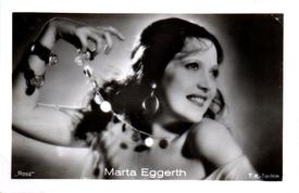 1933-43 Ross Verlag Mäppchenbilder - Marta Eggerth #NNO Marta Eggerth Front