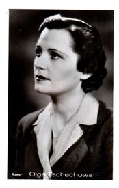 1933-43 Ross Verlag Mäppchenbilder - Olga Tschechowa #NNO Olga Tschechowa Front