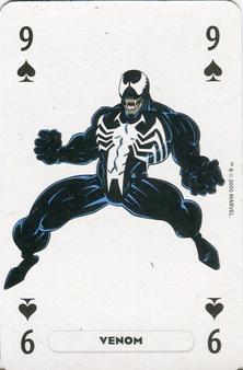 2005 Panini Marvel Heroes Playing Cards Blue Backs #9♠ Venom Front