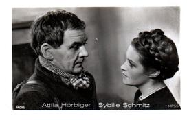1933-43 Ross Verlag Mäppchenbilder - Sybille Schmitz #NNO Sybille Schmitz / Attila Hörbiger Front