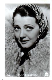 1933-43 Ross Verlag Mäppchenbilder - Sylvia Sidney #NNO Sylvia Sidney Front