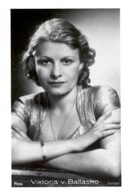 1933-43 Ross Verlag Mäppchenbilder - Viktoria von Ballasko #NNO Viktoria von Ballasko Front