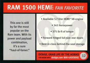 2004 Dodge #12 Ram 1500 HEMI Back