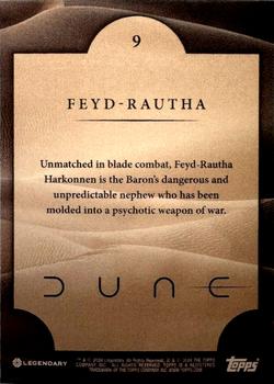 2024 Topps Dune Release Day - Red Foil #9 Feyd-Rautha Back
