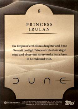 2024 Topps Dune Release Day - Purple Foil #8 Princess Irulan Back