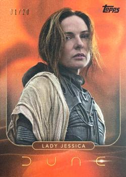 2024 Topps Dune Release Day - Orange Foil #4 Lady Jessica Front