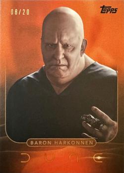 2024 Topps Dune Release Day - Orange Foil #5 Baron Harkonnen Front