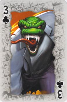 2023 Waddingtons Marvel Playing Cards #3♣ Lizard Front