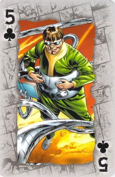 2023 Waddingtons Marvel Playing Cards #5♣ Dr. Octopus Front