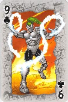 2023 Waddingtons Marvel Playing Cards #9♣ Whiplash Front