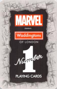 2023 Waddingtons Marvel Playing Cards #6♦ Vision Back