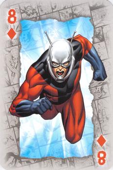 2023 Waddingtons Marvel Playing Cards #8♦ Ant-Man Front