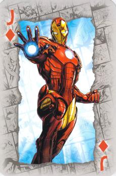2023 Waddingtons Marvel Playing Cards #J♦ Iron Man Front