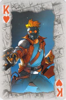 2023 Waddingtons Marvel Playing Cards #K♥ Star-Lord Front