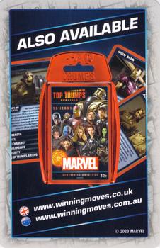 2023 Waddingtons Marvel Playing Cards #NNO Advertisement Front
