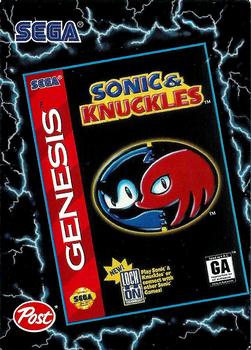 1995 Post Canada Sega Genesis Game Tips #5 Sonic & Knuckles Front