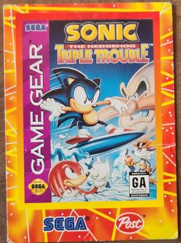 1995 Post Canada Sega Genesis Game Tips #6 Sonic Triple Double Front