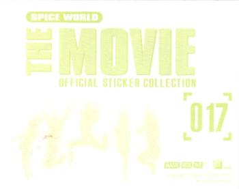 1997 Magic Box Spiceworld The Movie Stickers #17 Sticker 17 Back