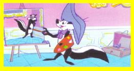 1997 Barratt Candy Sticks Looney Tunes #19 Pepé Le Pew Front