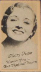 1930s Peerless Pat No. 1546553 Set Engav-o-tints #NNO Mary Astor Front