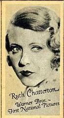 1930s Peerless Pat No. 1546553 Set Engav-o-tints #NNO Ruth Chatterton Front