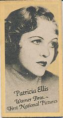 1930s Peerless Pat No. 1546553 Set Engav-o-tints #NNO Patricia Ellis Front