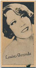 1930s Peerless Pat No. 1546553 Set Engav-o-tints #NNO Louise Fazenda Front