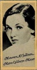 1930s Peerless Pat No. 1546553 Set Engav-o-tints #NNO Maureen O'Sullivan Front