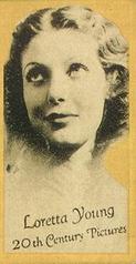 1930s Peerless Pat No. 1546553 Set Engav-o-tints #NNO Loretta Young Front