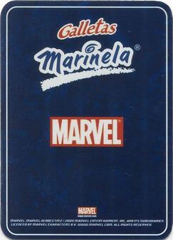 2009 Galletas Marinela Marvel #1agua Heroes de Marvel Back