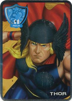 2009 Galletas Marinela Marvel #11agua Thor Front