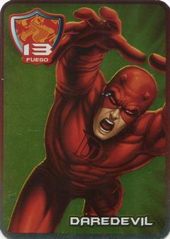 2009 Galletas Marinela Marvel #13fuego Daredevil Front