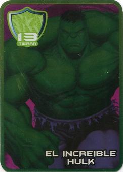 2009 Galletas Marinela Marvel #13tierra El Increible Hulk Front