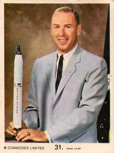 1969 Commodex Operation Moon #31 Jim Lovell Front